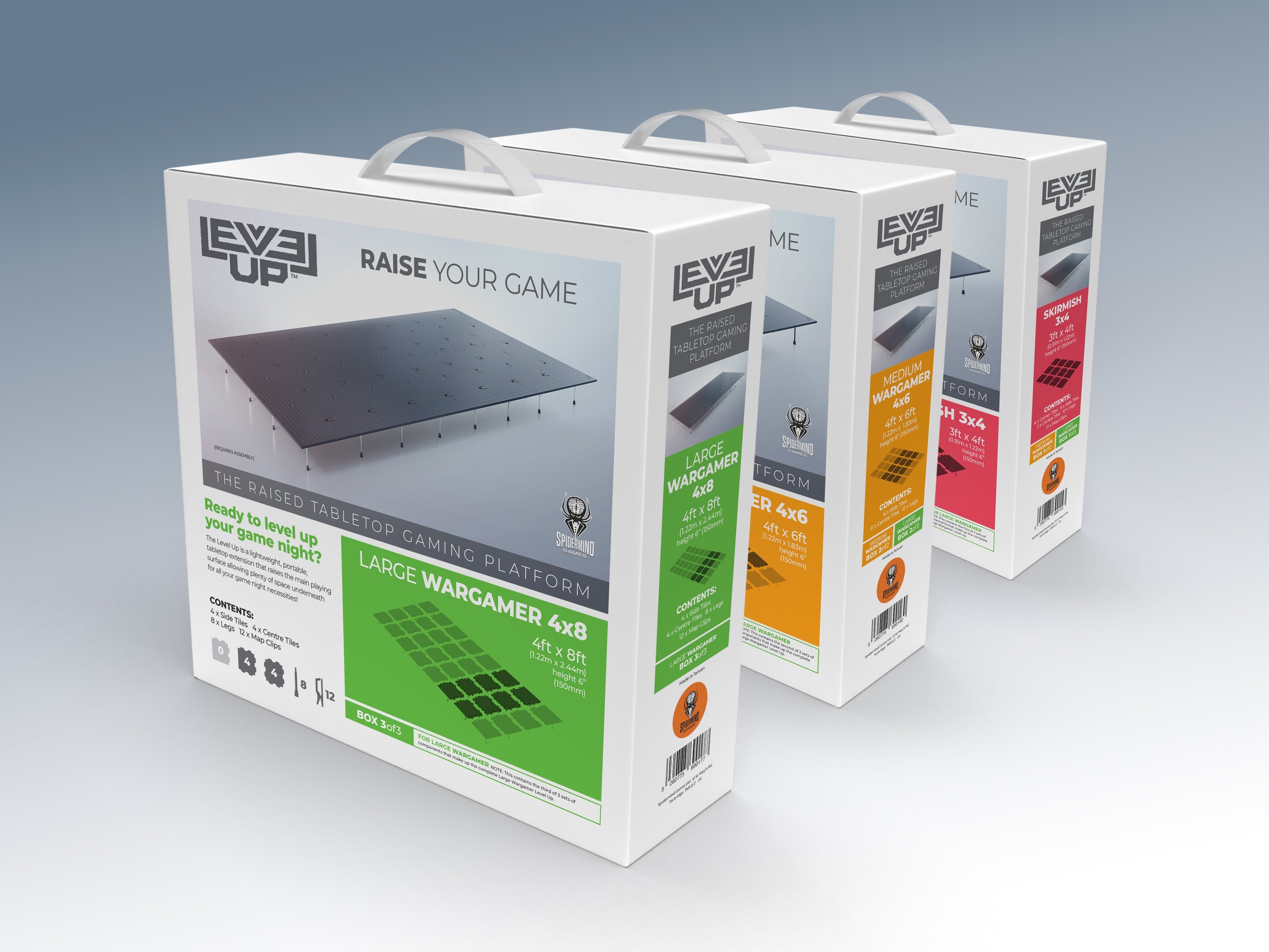 Level Up The Large Wargamer 8x4ft Spidermind Games