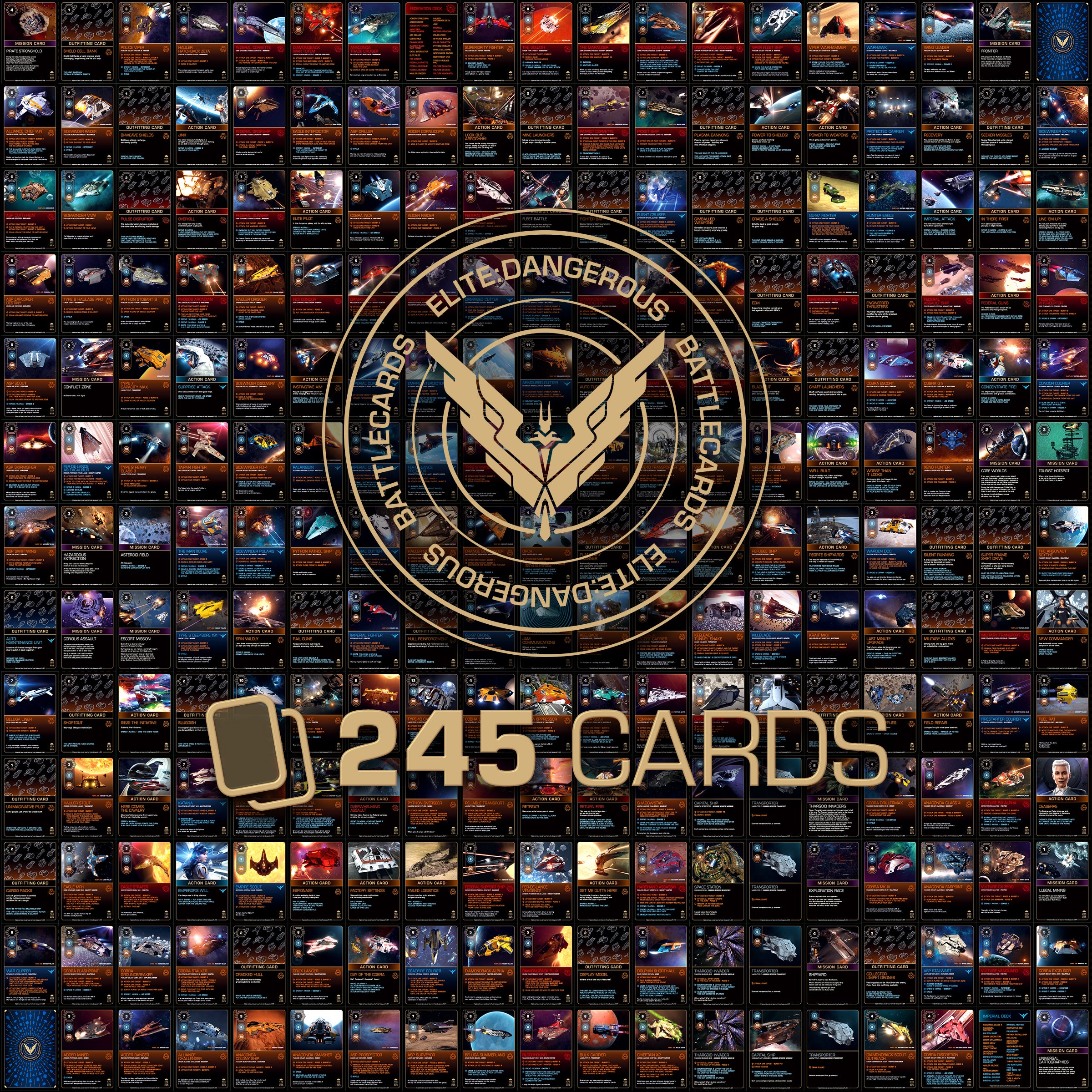 Elite Dangerous Battle Cards Wholesale Box – Spidermind Games USA LLC