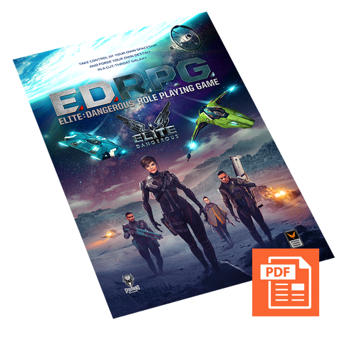 Elite Dangerous TTRPG Book Sci Fi Space Game