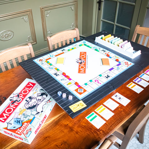 Level Up Gaming Table for TTRPG Monopoly Perfect Gift