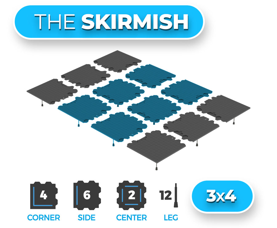 The Skirmish Level Up Gaming Table for TTRPG Perfect Gift  Catan Chess Monopoly