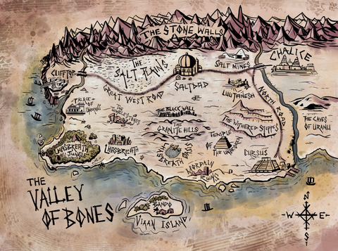 Legendary Kingdoms Valley of Bones (Book 1) - Hardback Collector's Edition